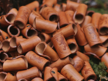 Leather scarf rings for Young Eagles