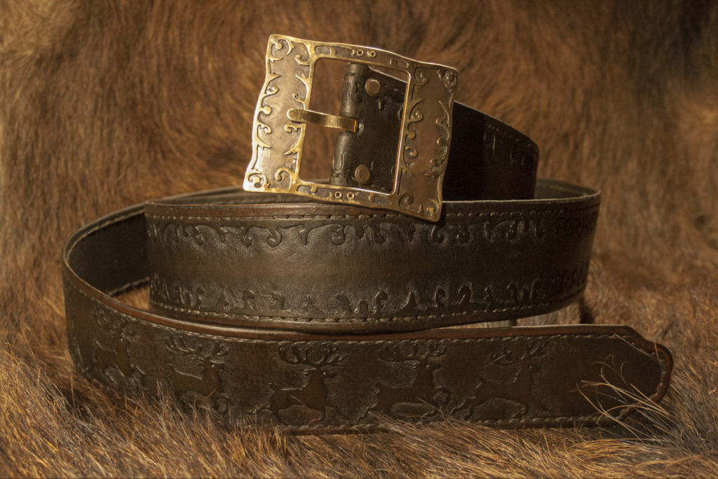 Leather belt set for Santa Claus — Krislyn's Leather Crafts