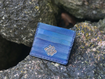 Card case with Endless Knot