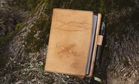 Leather notebook covers