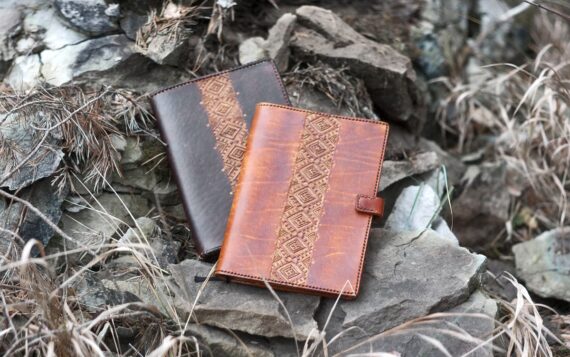 Leather notebook covers