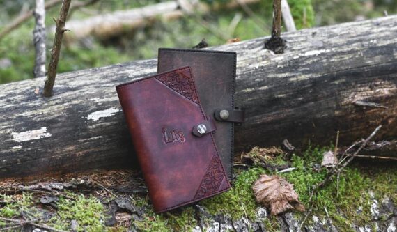 Leather notebook covers