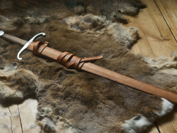 Leather sword scabbard