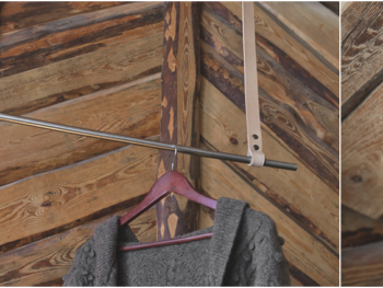 Hanging coat rack