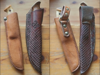 Leather goods with oiled finish
